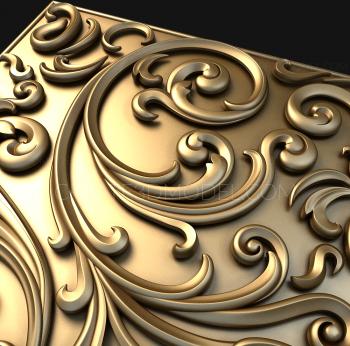Square panels (PN_0240) 3D model for CNC machine